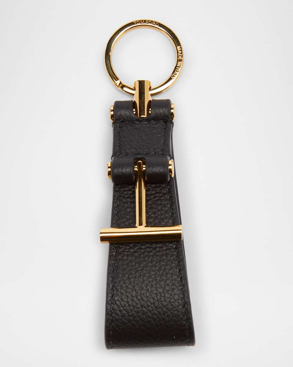 Keyring Holder in Grain Leather